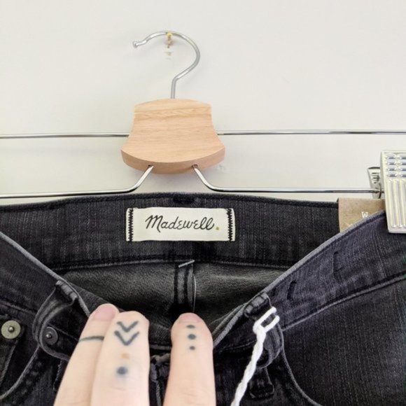 New Madewell Demi-Boot Jeans in Tobin Wash Inset Edition Size 23 - Picture 7 of 11